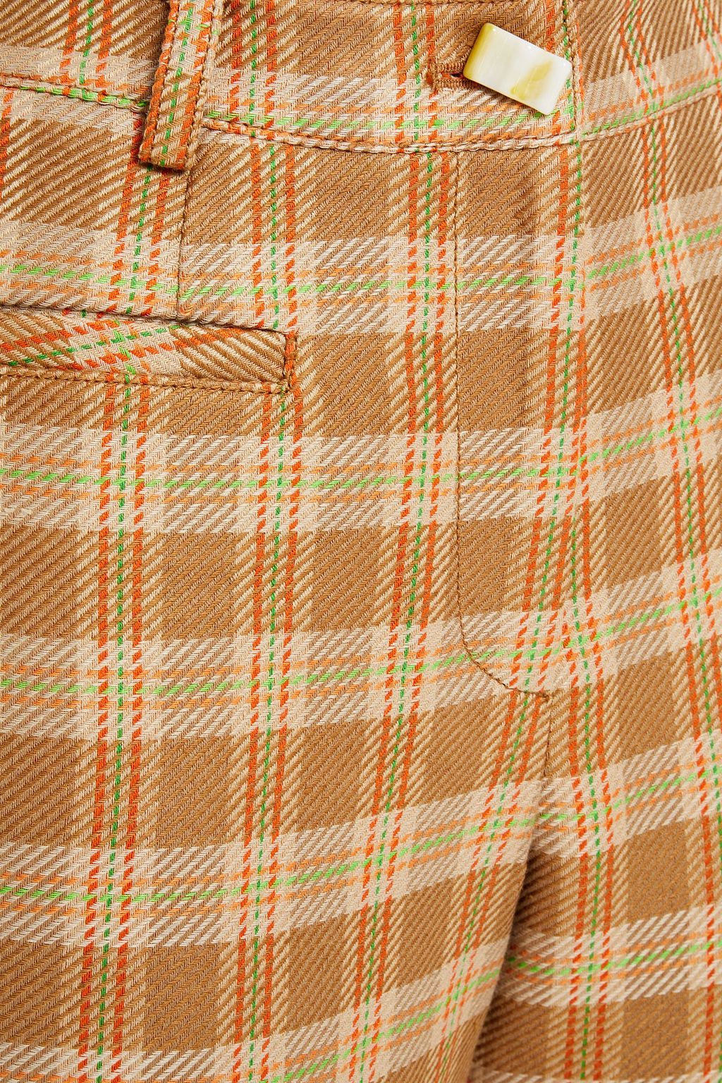 REJINA PYO Checked woven kick-flare pants