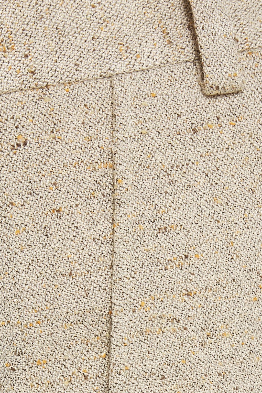 TIBI Pleated bouclé- tweed shorts