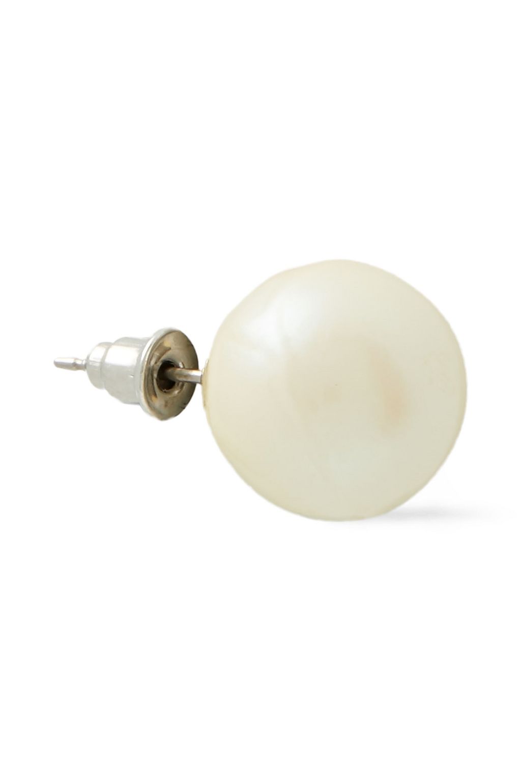KENNETH JAY LANE Silver-tone faux pearl earrings