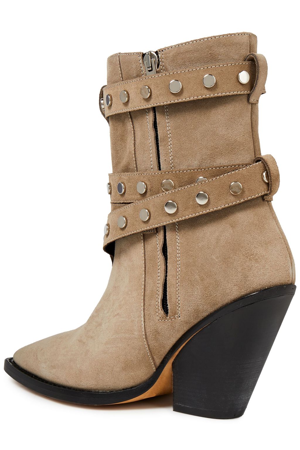 IRO Bonobal buckled suede ankle boots