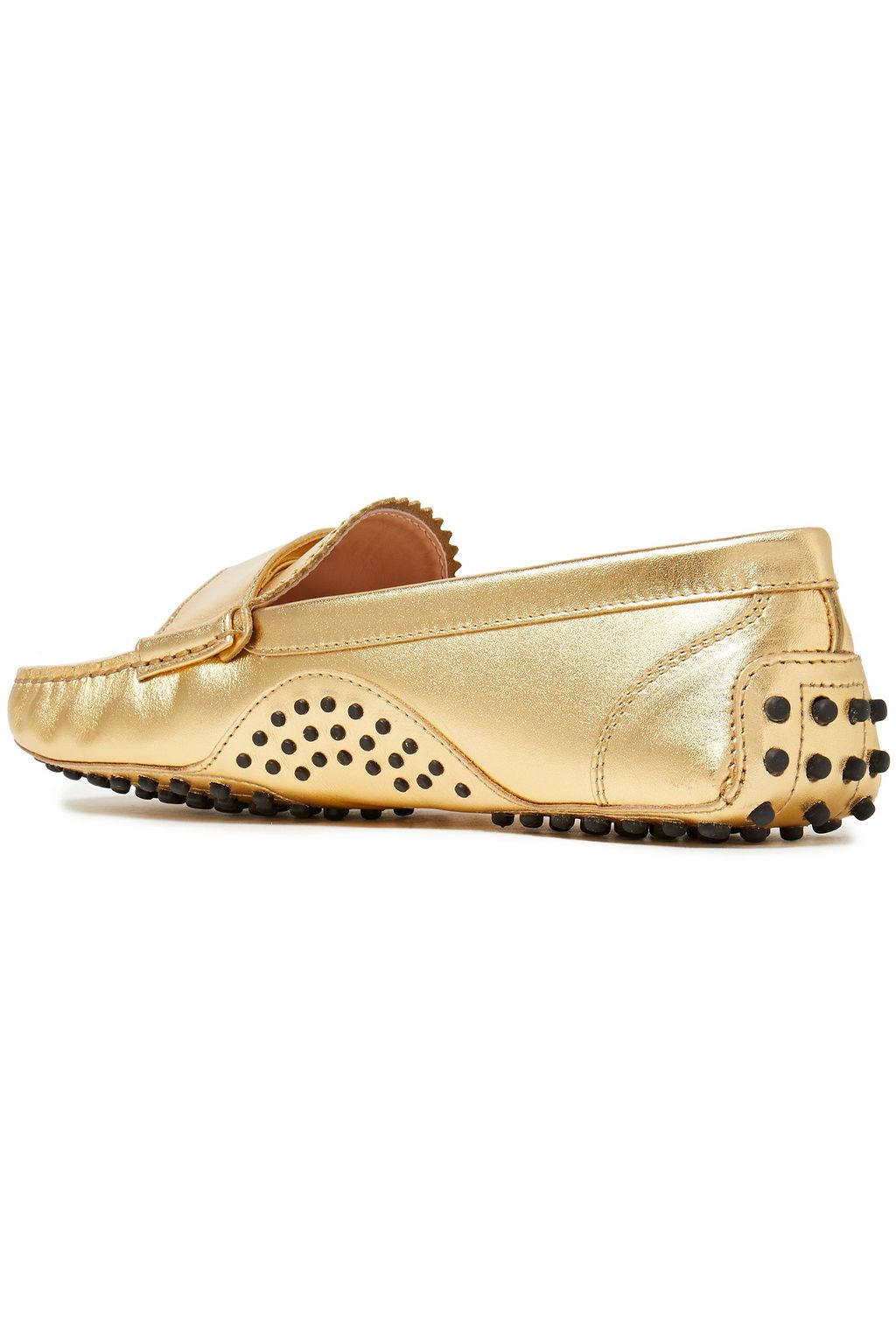 ALESSANDRO DELL'ACQUA X TOD'S Gommino metallic leather loafers
