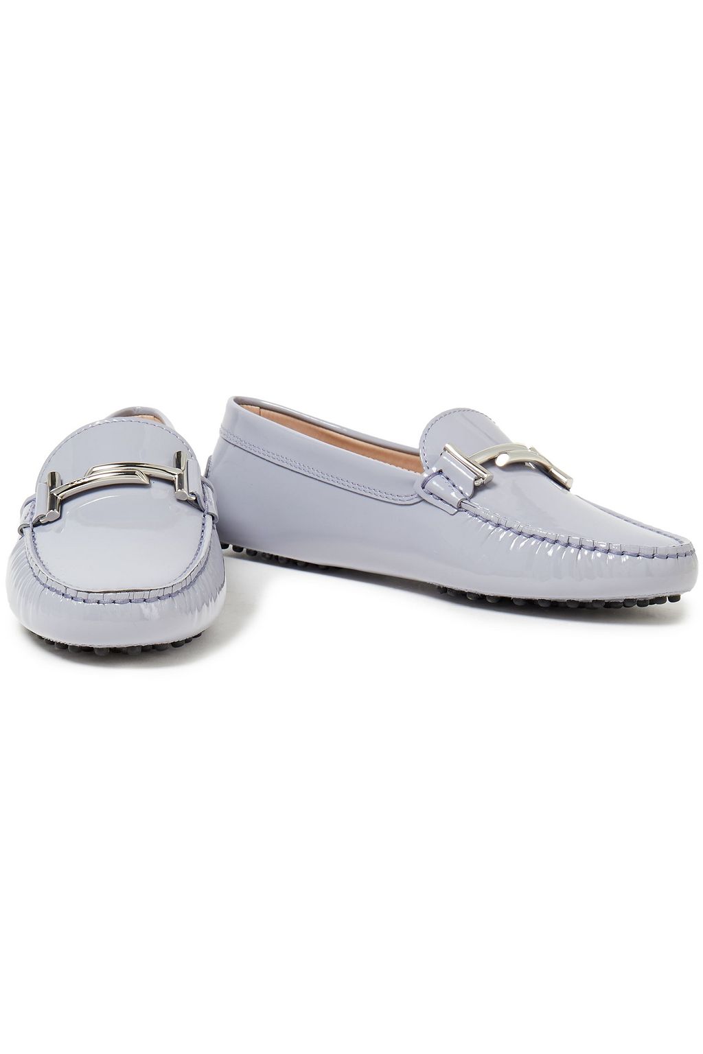 TOD'S Double T patent-leather loafers