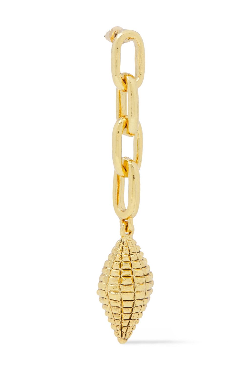 OSCAR DE LA RENTA Gold-tone faux pearl earrings