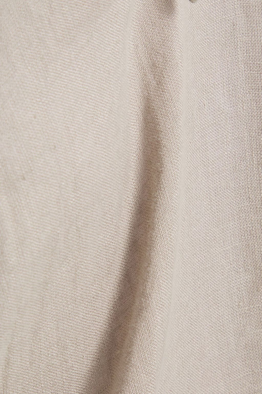 JAMES PERSE Gathered linen dress