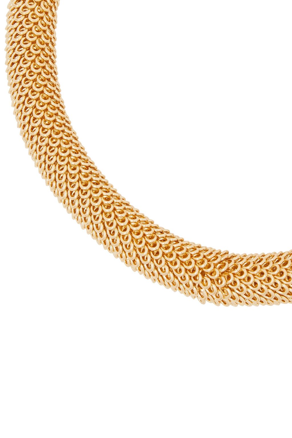 KENNETH JAY LANE Gold-plated necklace
