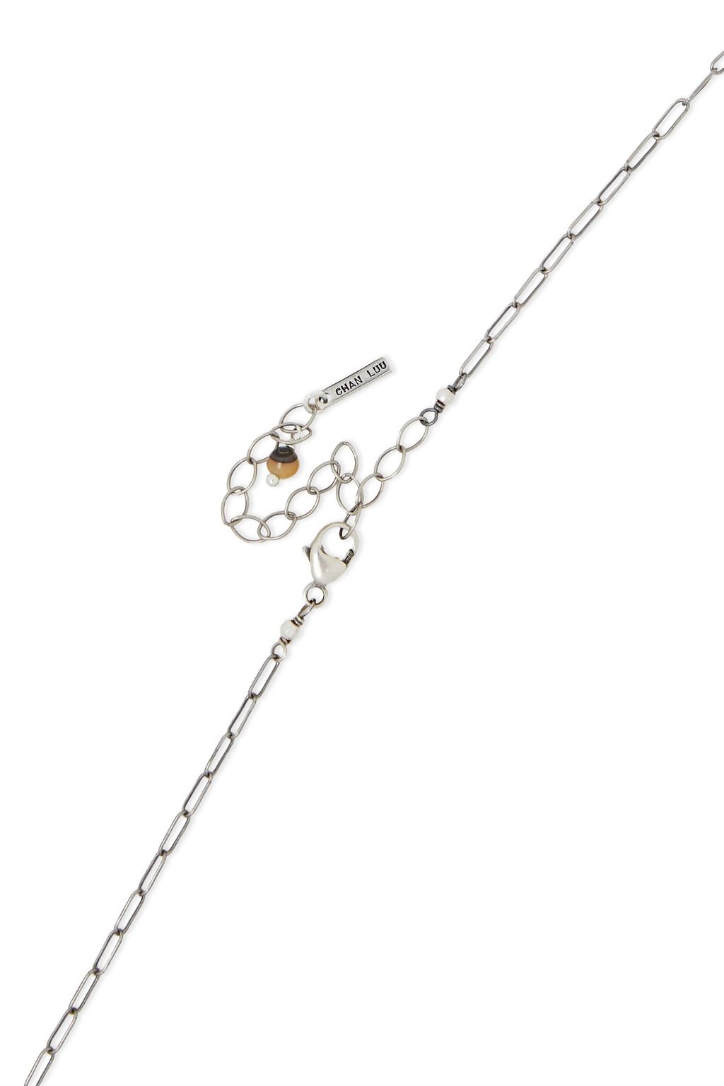 CHAN LUU Sterling silver multi-stone necklace