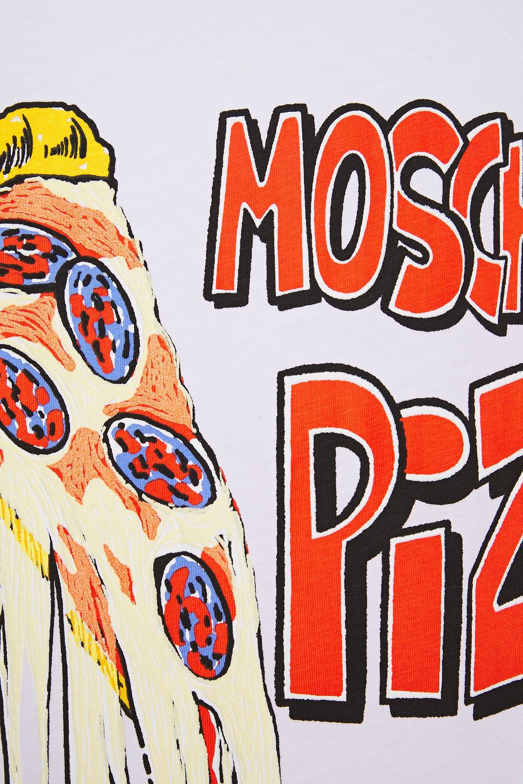 MOSCHINO Oversized printed cotton-jersey T-shirt