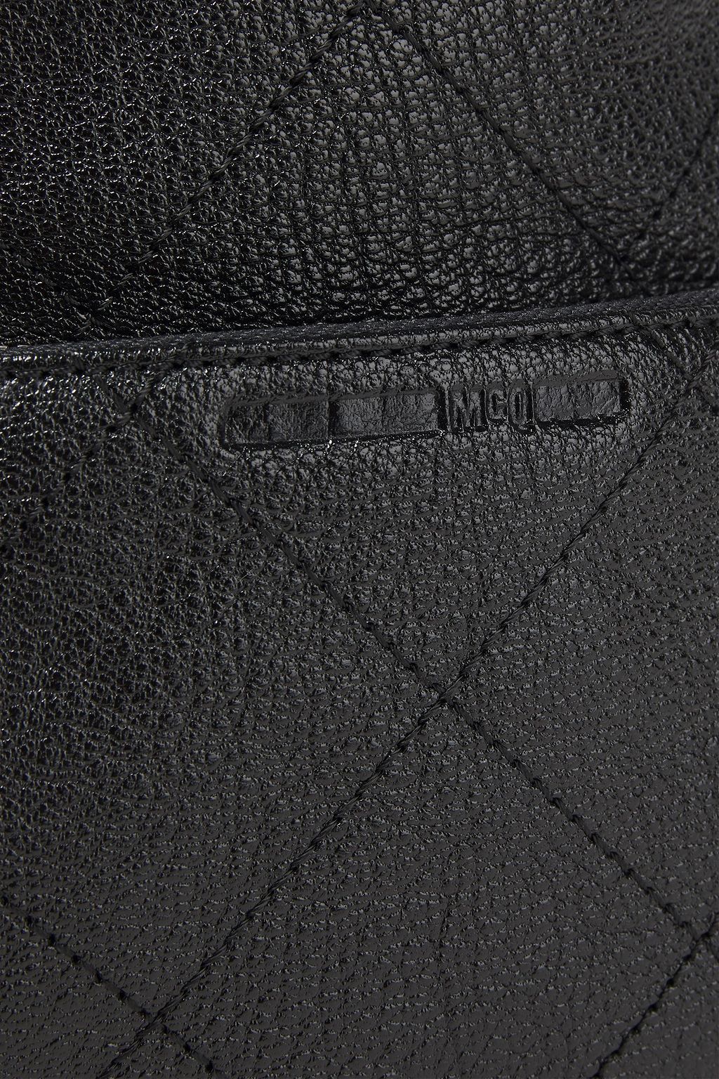 MCQ ALEXANDER MCQUEEN Convertible quilted textured-leather backpack