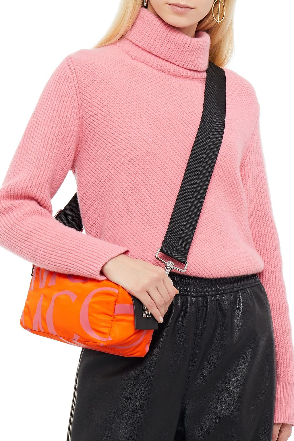 MCQ ALEXANDER MCQUEEN Logo-print shell shoulder bag