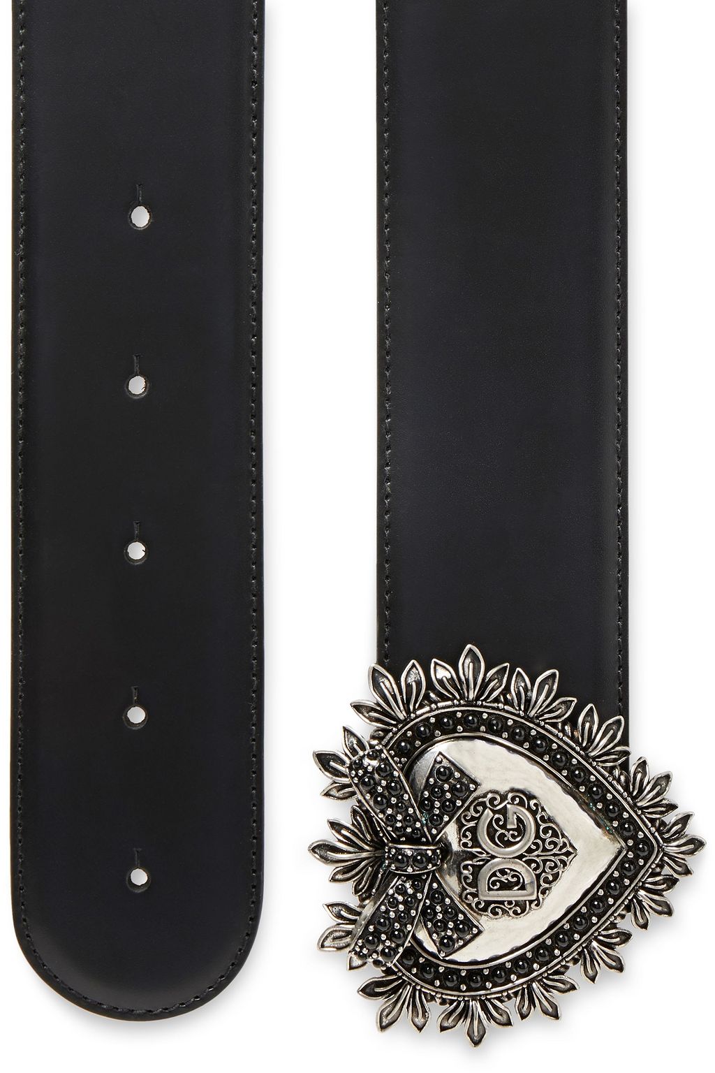 DOLCE&GABBANA Devotion embellished leather belt
