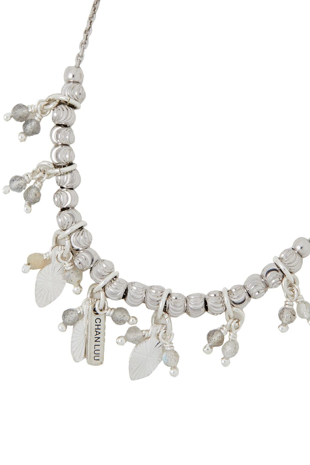 CHAN LUU Sterling silver multi-stone bracelet