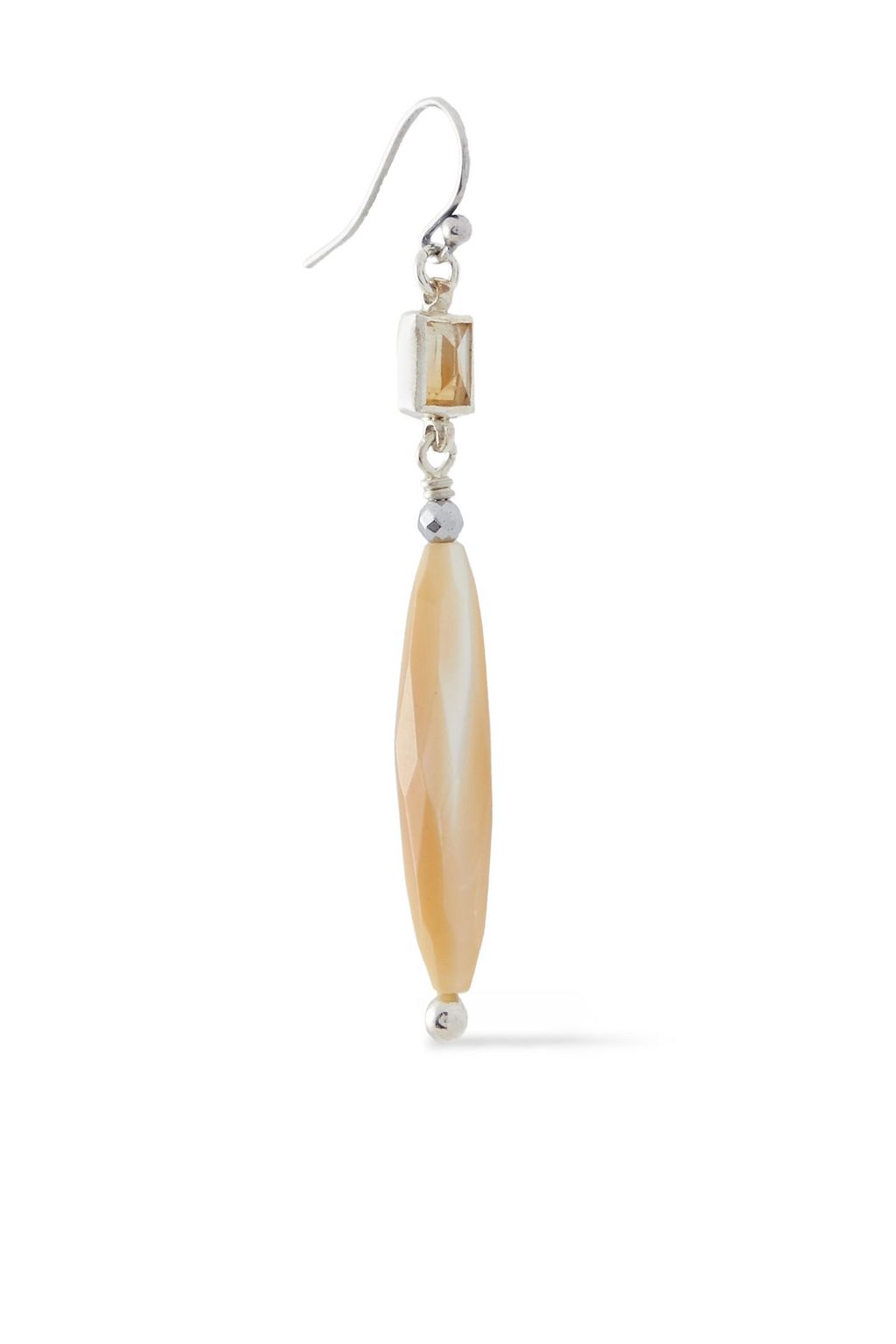 CHAN LUU Sterling silver multi-stone earrings