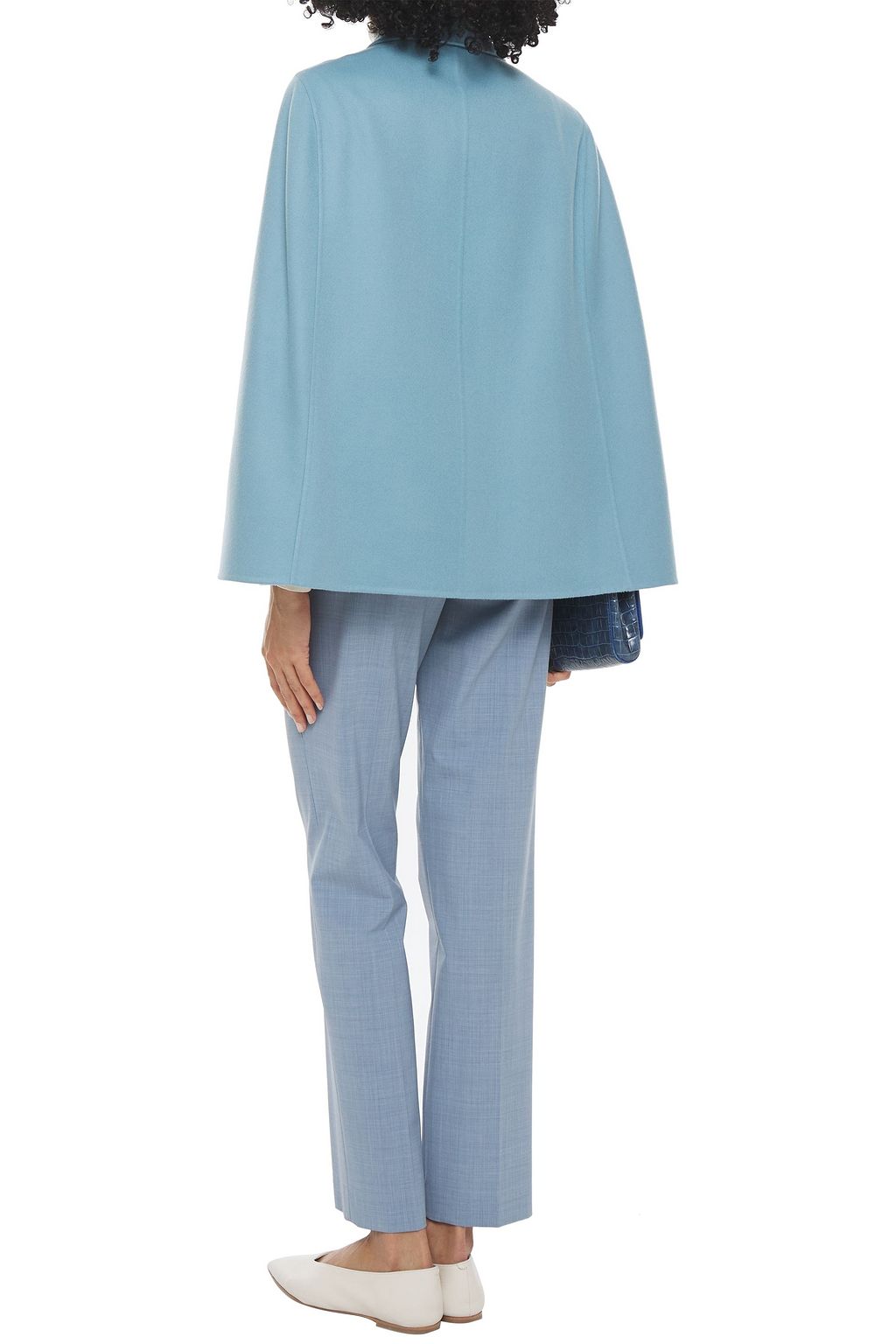 LORO PIANA Double-breasted cashmere-felt cape