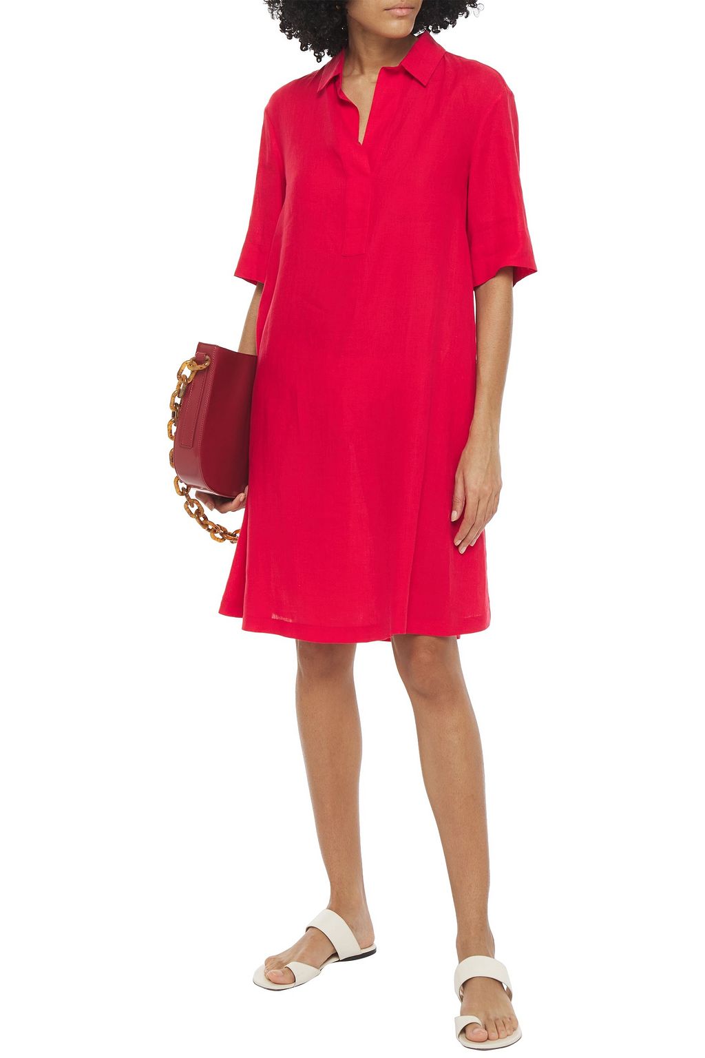 LORO PIANA Lucy 18 linen shirt dress