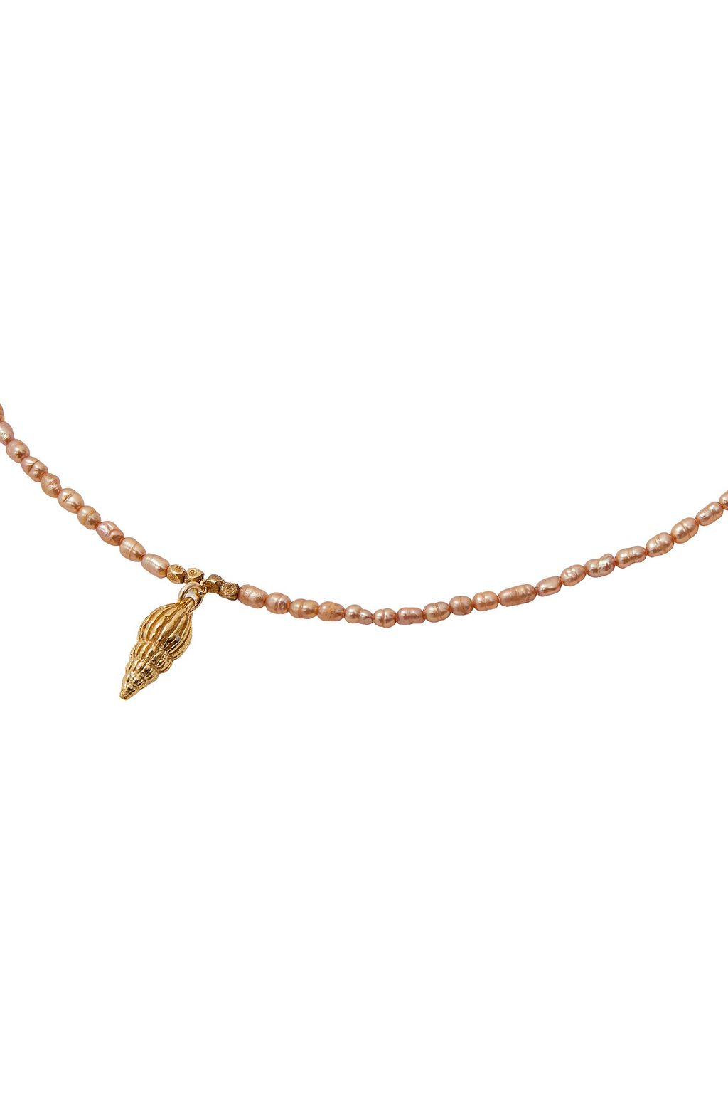 CHAN LUU 18-karat gold-plated sterling silver pearl necklace
