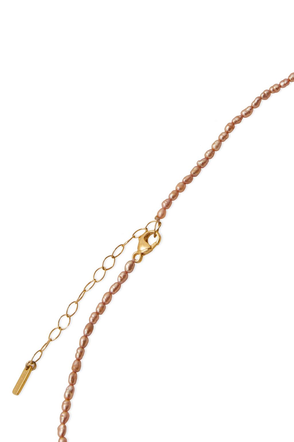CHAN LUU 18-karat gold-plated sterling silver pearl necklace