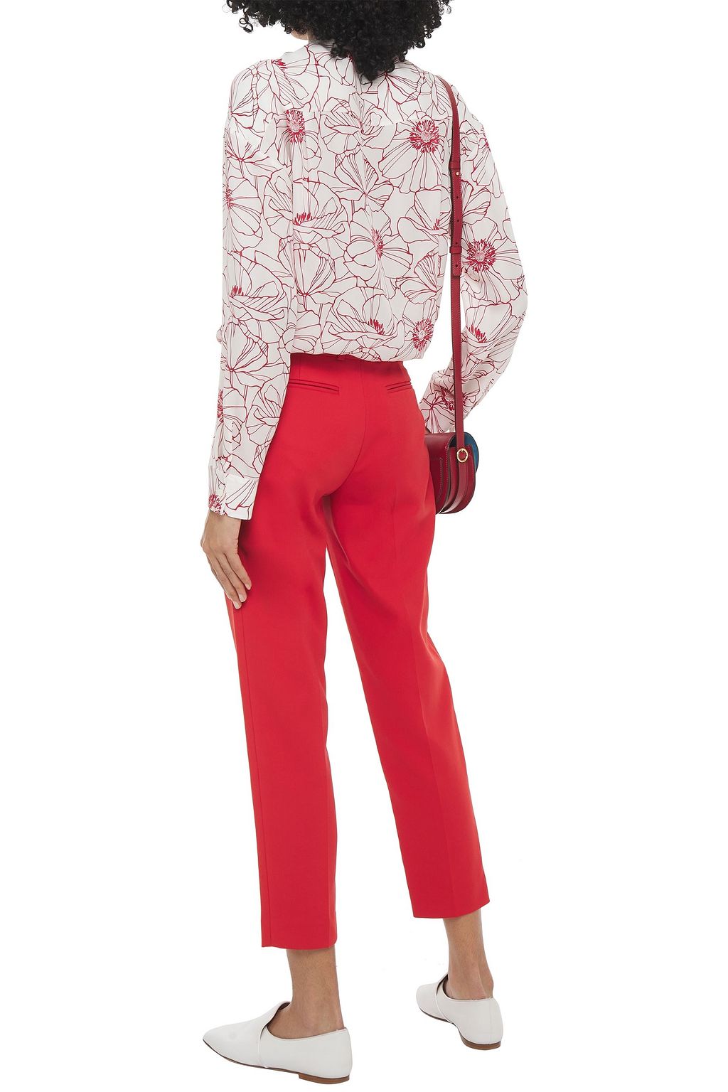 LORO PIANA Cathy 18 floral-print silk crepe de chine shirt
