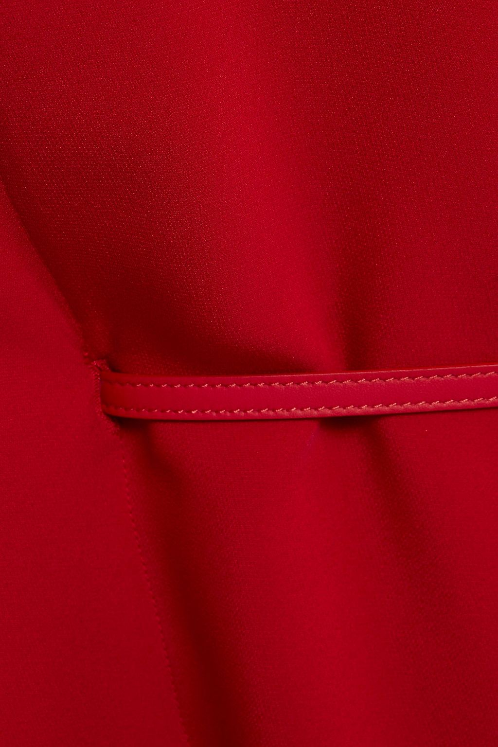 LORO PIANA Jo belted silk-cady dress