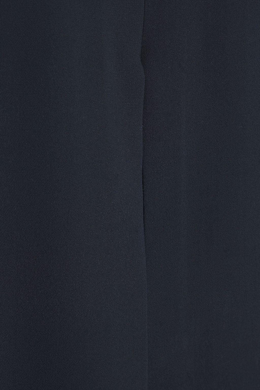 LORO PIANA Pleated silk and wool-blend midi skirt