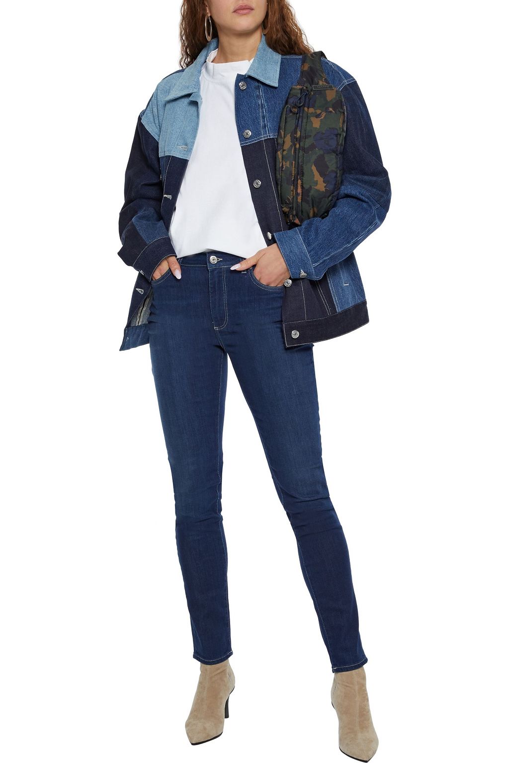 ACNE STUDIOS Cropped mid-rise slim-leg jeans