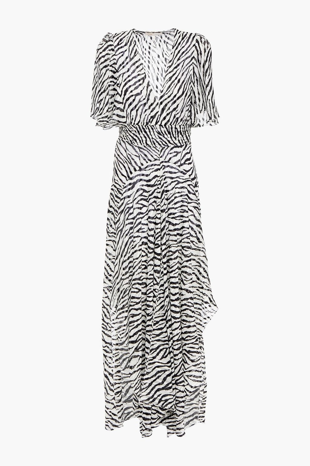 Animal print Rachelle shirred zebra ...