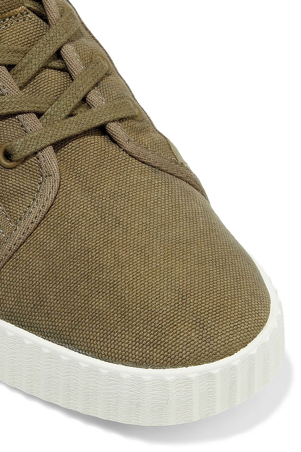 VINCE. Wolfe canvas high-top sneakers
