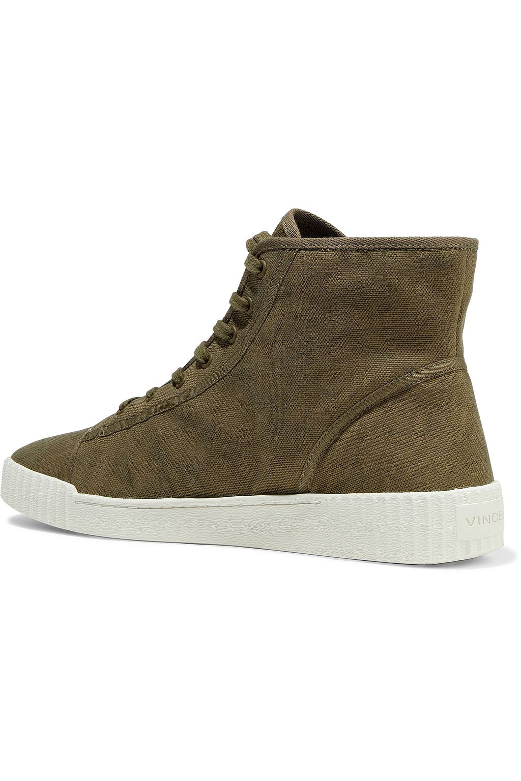 VINCE. Wolfe canvas high-top sneakers