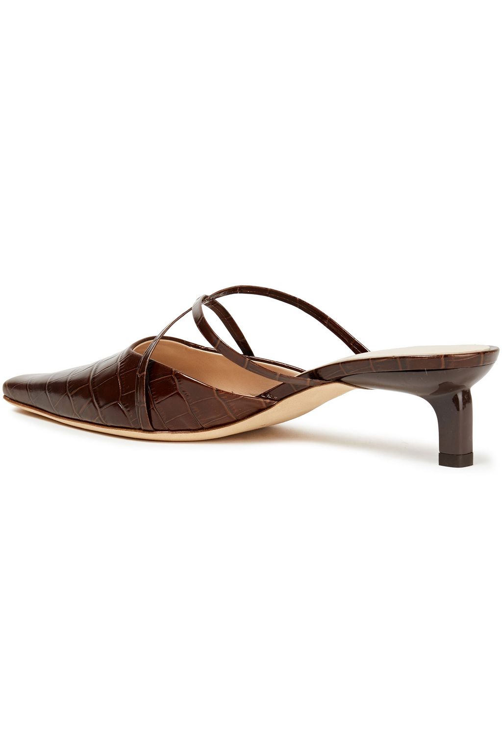 REJINA PYO Phoebe croc-effect leather mules