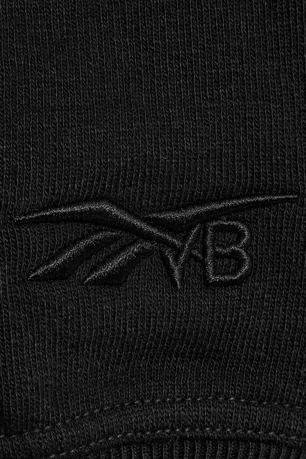 REEBOK X VICTORIA BECKHAM Cropped French cotton-terry sweatshirt