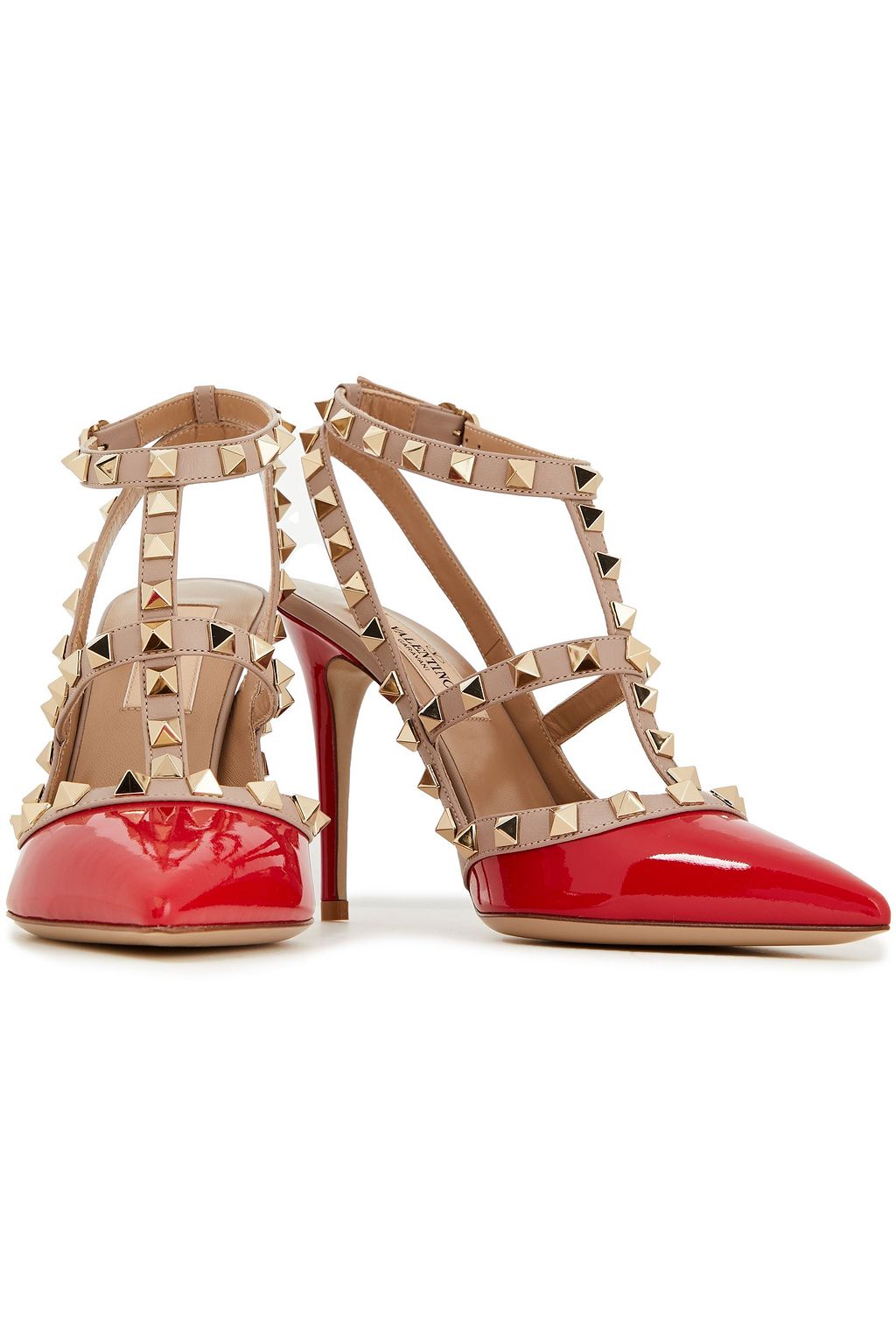 VALENTINO GARAVANI Rockstud patent-leather pumps