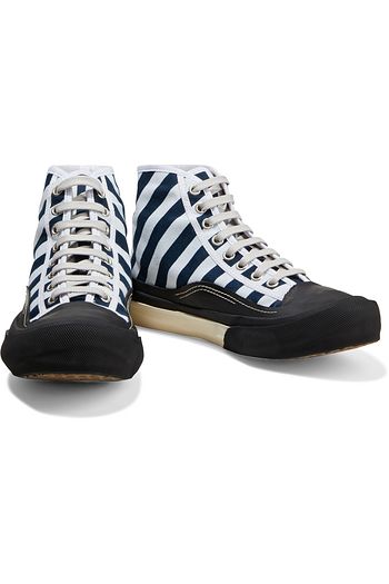 acne studios distressed canvas sneakers
