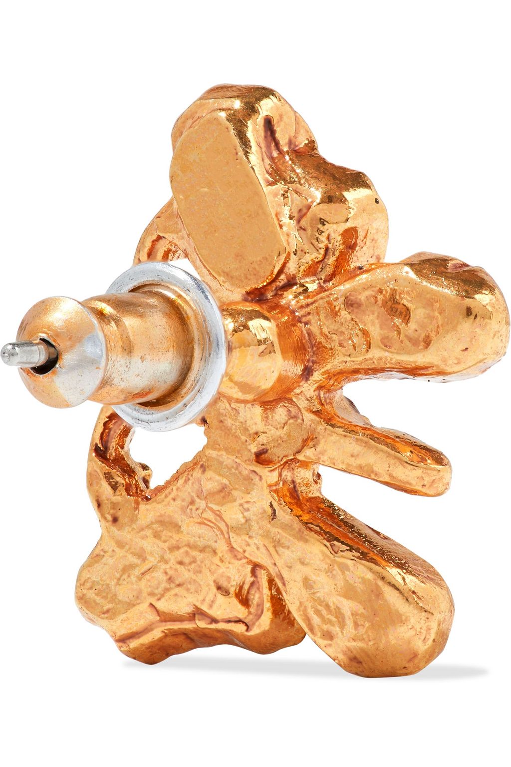OSCAR DE LA RENTA Gold-tone crystal earrings