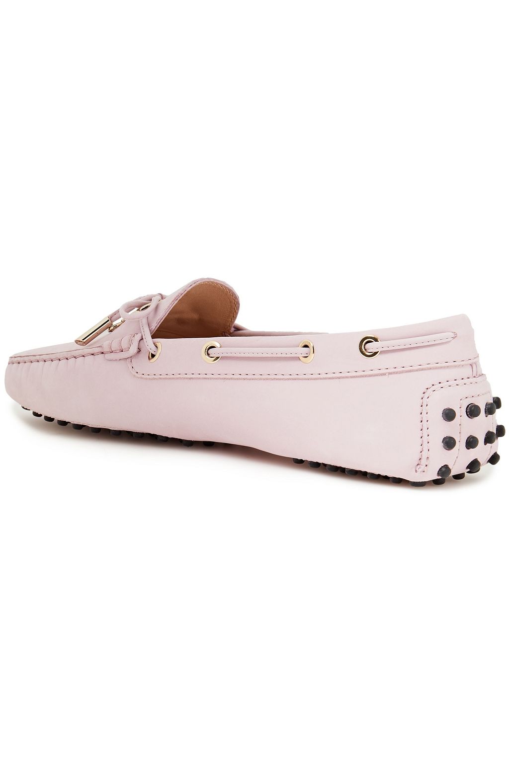 TOD'S Heaven Laccetto logo-embellished nubuck loafers