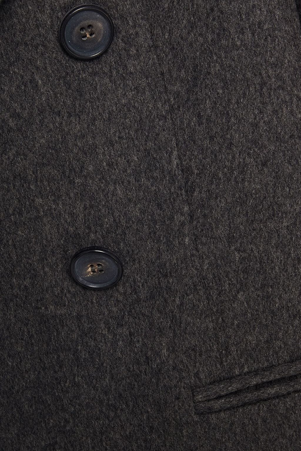 VICTORIA BECKHAM Double-breasted wool-felt coat
