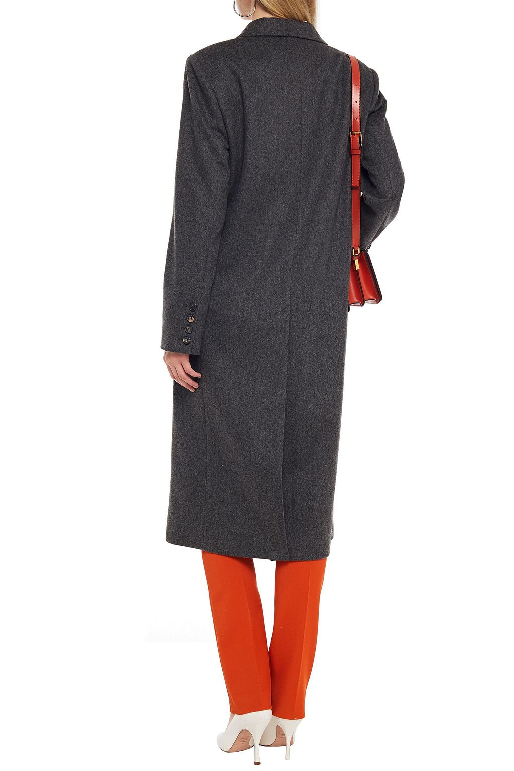 VICTORIA BECKHAM Double-breasted wool-felt coat