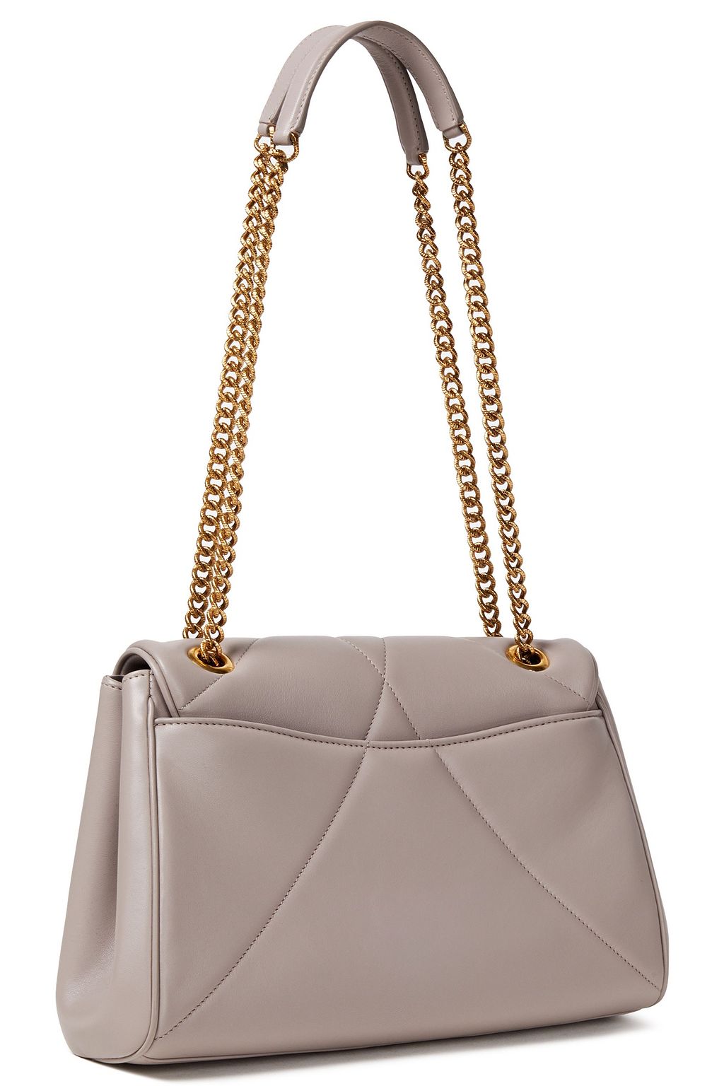 DOLCE & GABBANA Devotion large embellished quilted leather shoulder bag