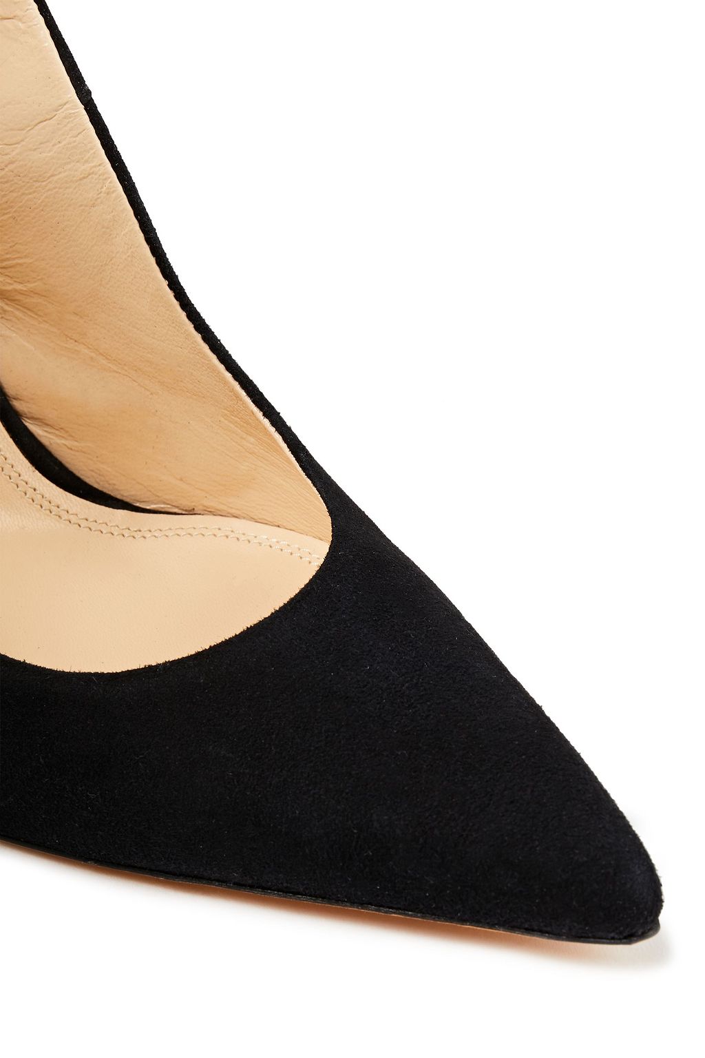 IRO Alio chain-embellished suede pumps