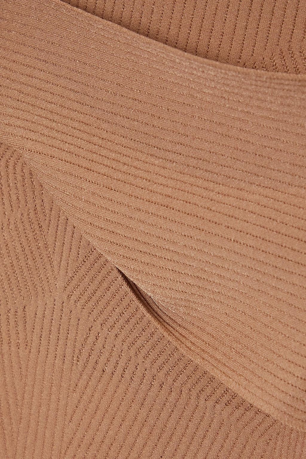 AZ FACTORY ストレッチニット ミニワンピース ワンショルダー