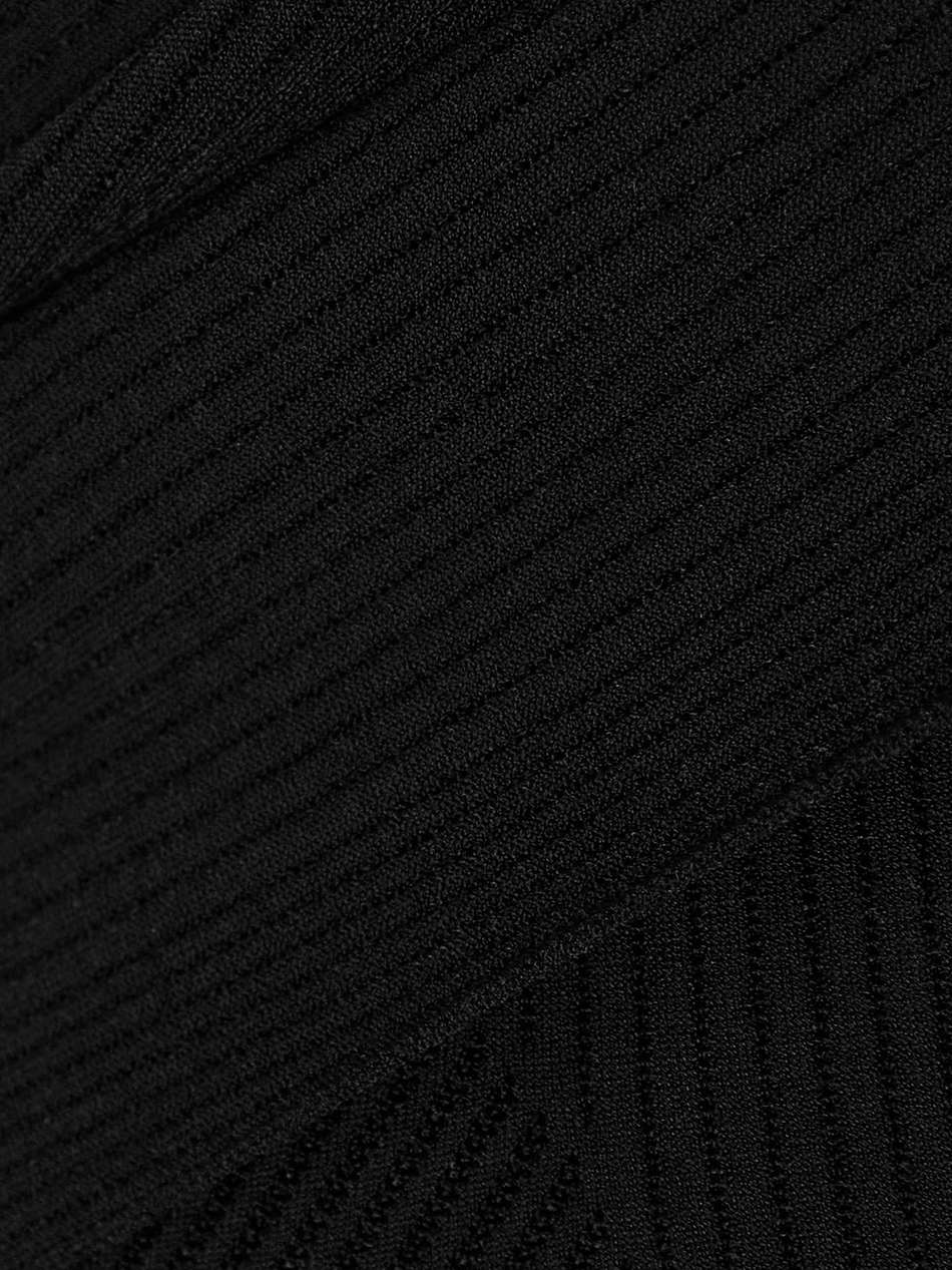 mybody draped ribbed-knit dress