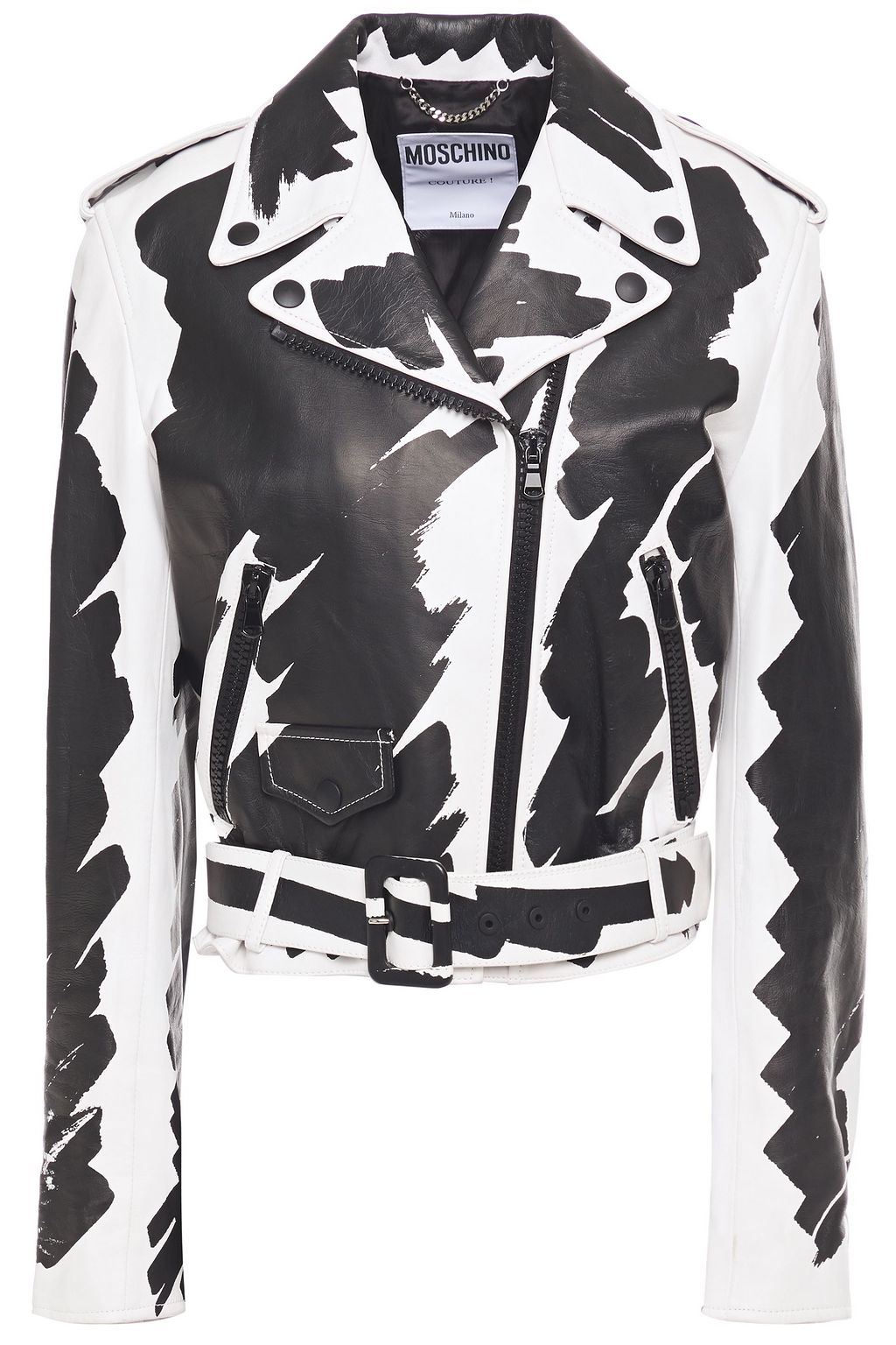Moschino leather jacket Clearance