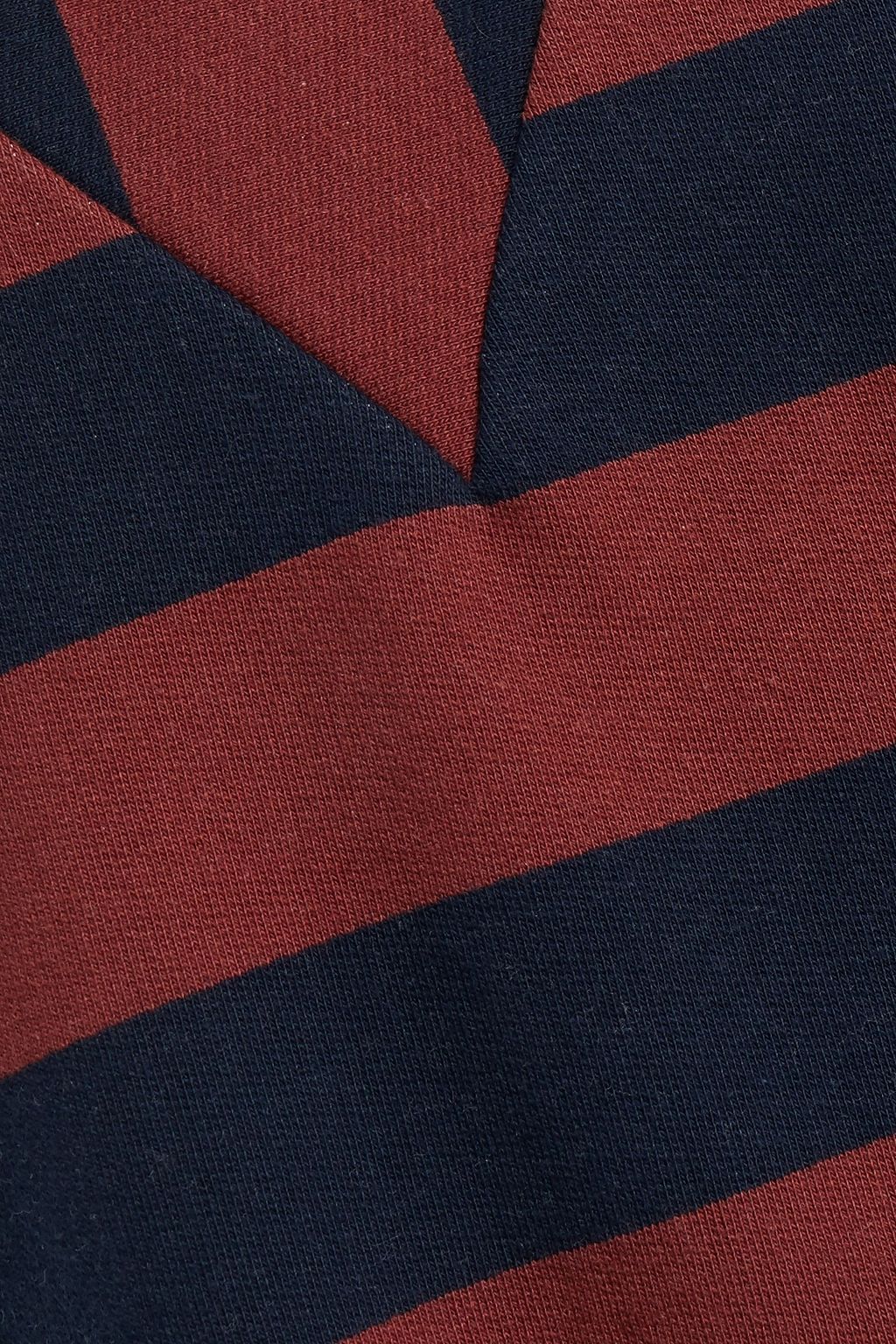 FRAME Striped French cotton-terry sweatshirt
