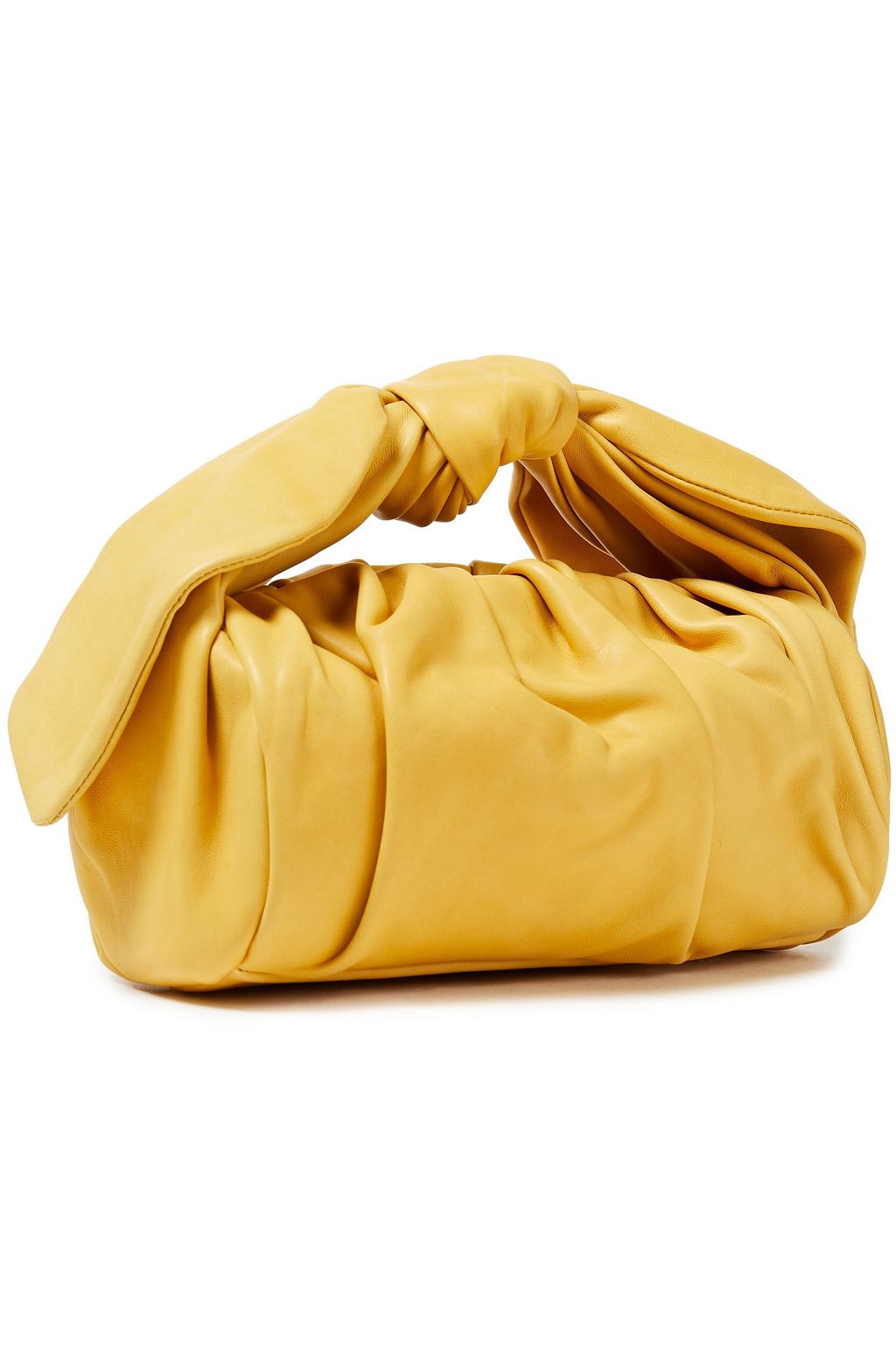 REJINA PYO Nane knotted lamé tote
