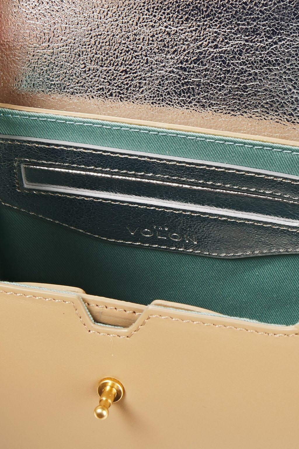 THE VOLON PO Box leather shoulder bag