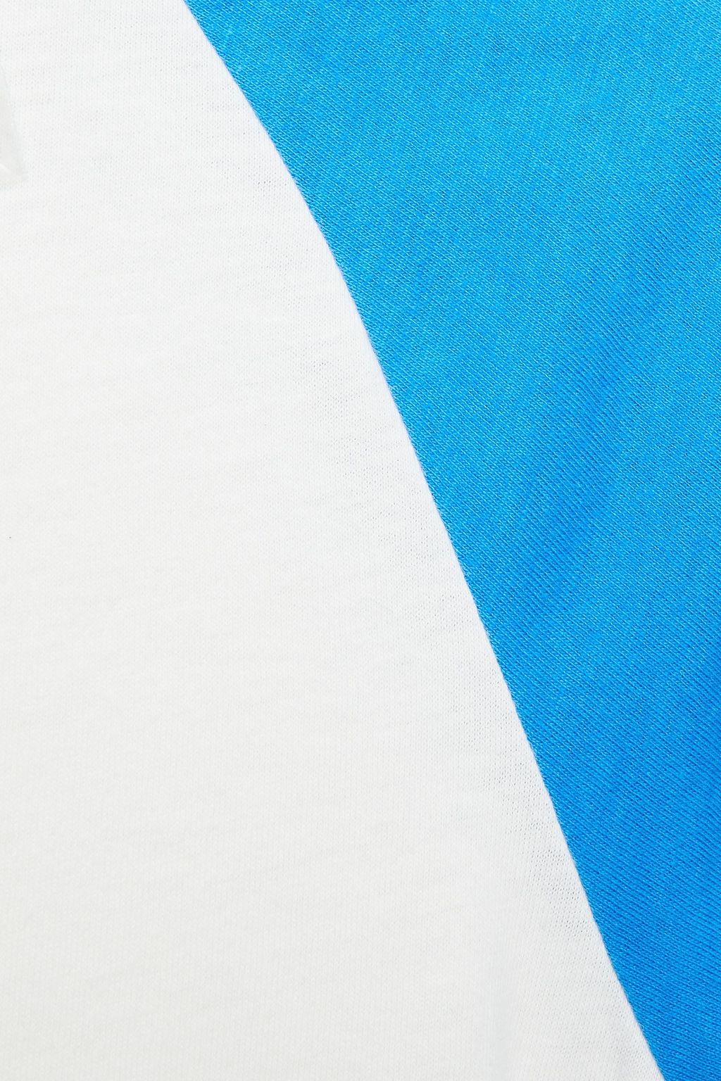 MAJE Two-tone cotton-jersey T-shirt