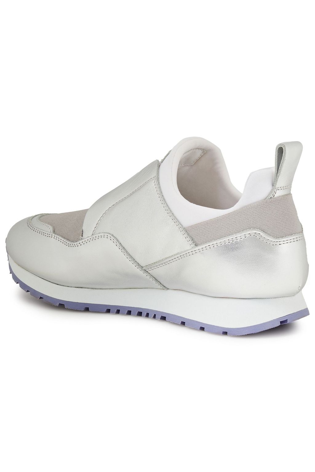TOD'S Sneakers aus Metallic-Leder