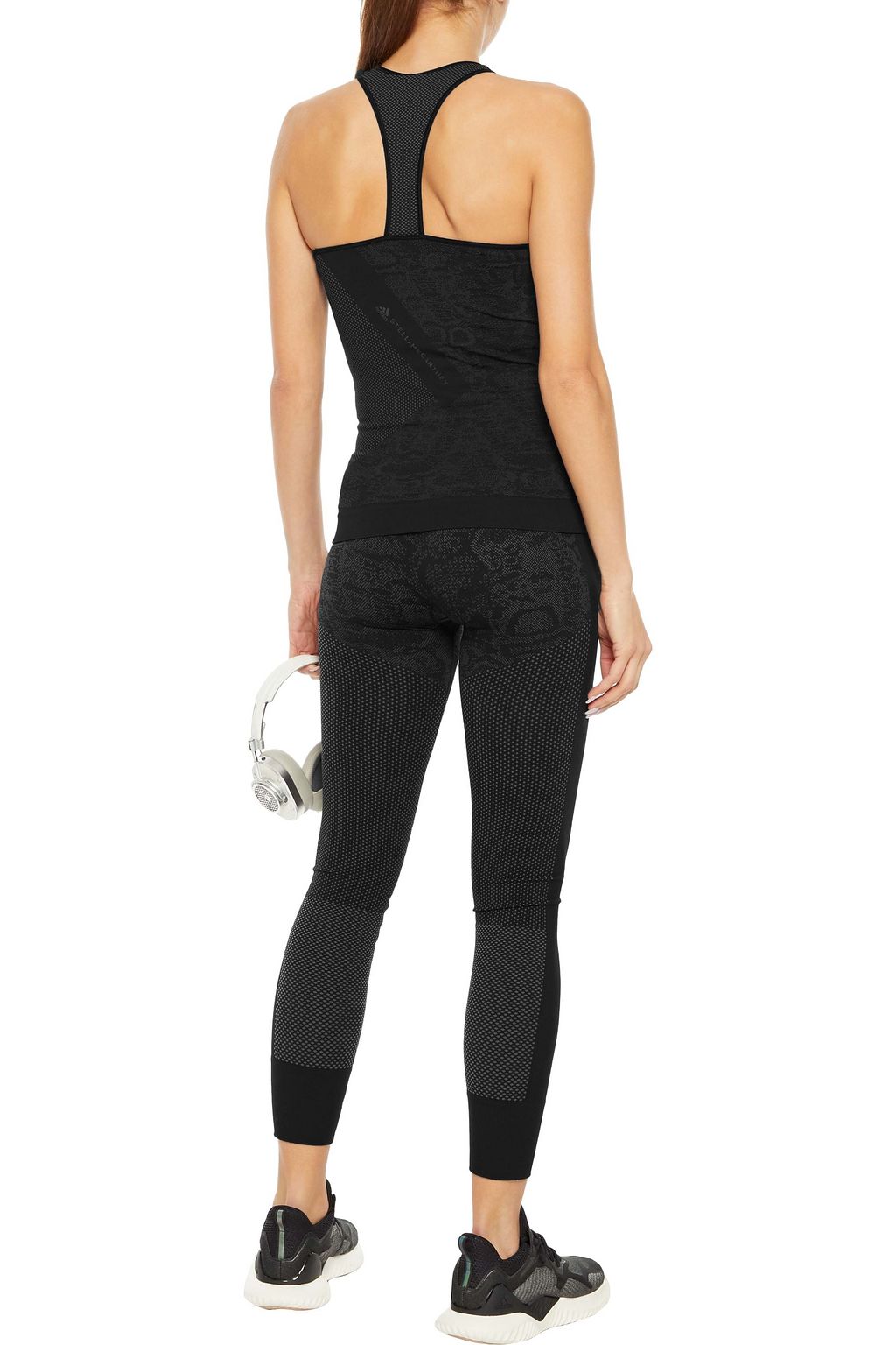 ADIDAS BY STELLA MCCARTNEY Essentials Seamless stretch-jacquard tank