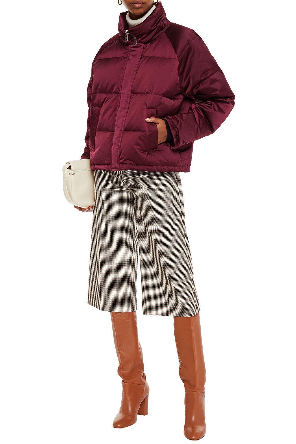 PAUL SMITH Quilted satin jacket