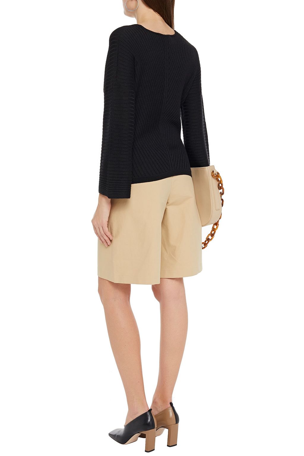 LORO PIANA Matira Point ribbed cashmere and silk-blend sweater