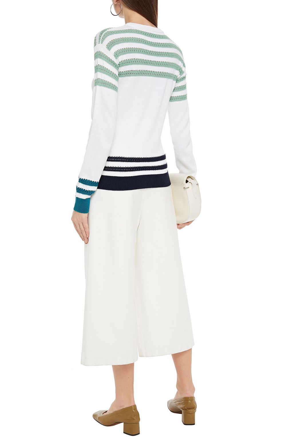 LORO PIANA Maho Beach striped silk and cotton-blend sweater