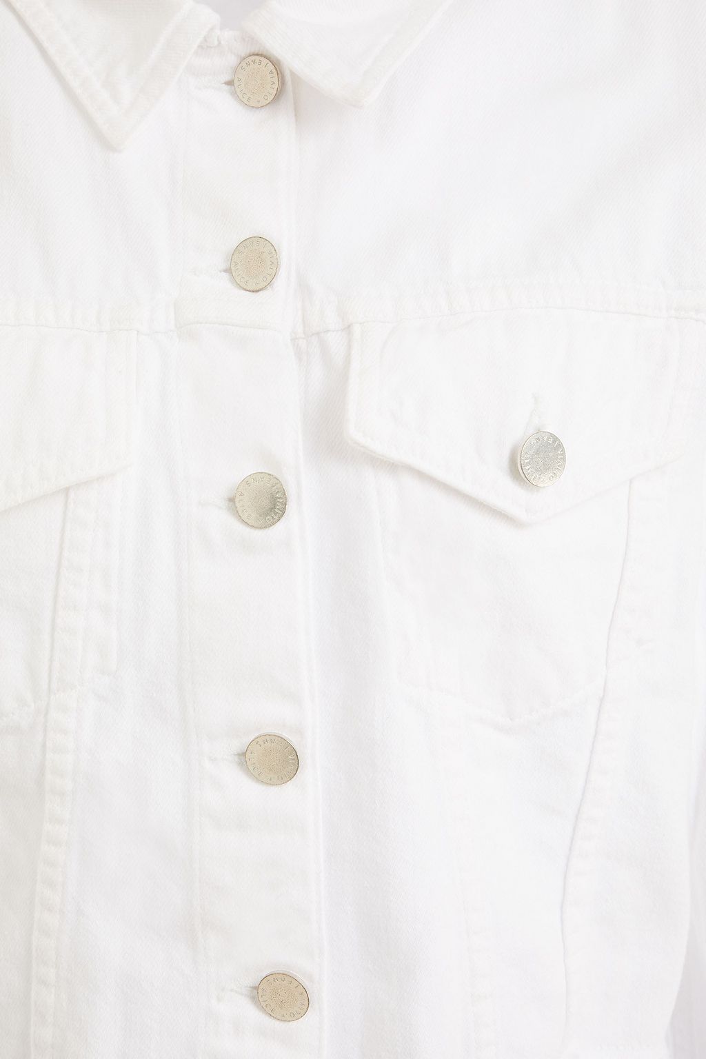 ALICE + OLIVIA Cropped denim jacket